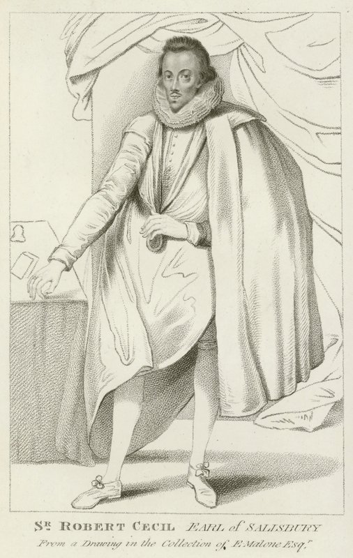 Sir Robert Cecil, Salisbury grófja (metszet) alkotó: English School