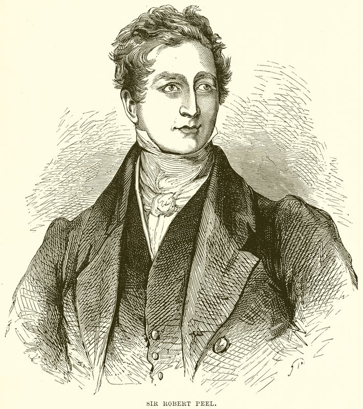 Sir Robert Peel alkotó: English School