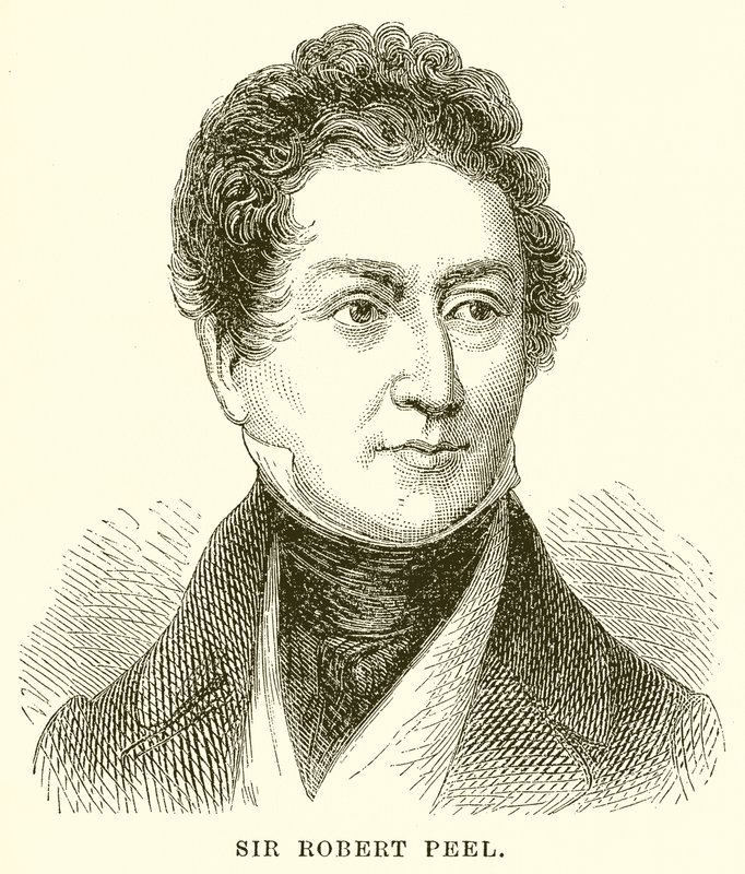 Sir Robert Peel alkotó: English School