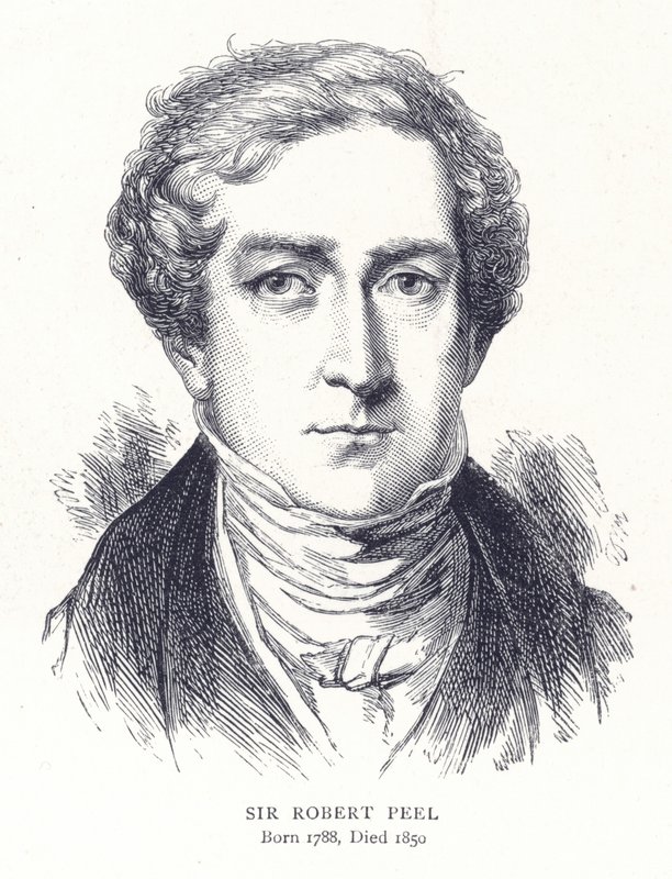 Sir Robert Peel alkotó: English School