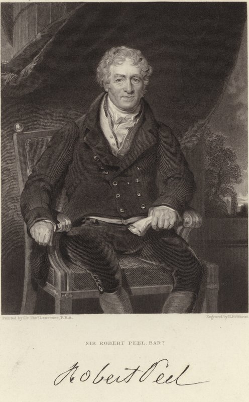 Sir Robert Peel alkotó: English School