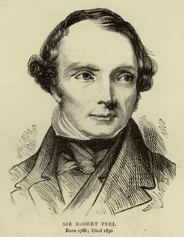 Sir Robert Peel alkotó: English School