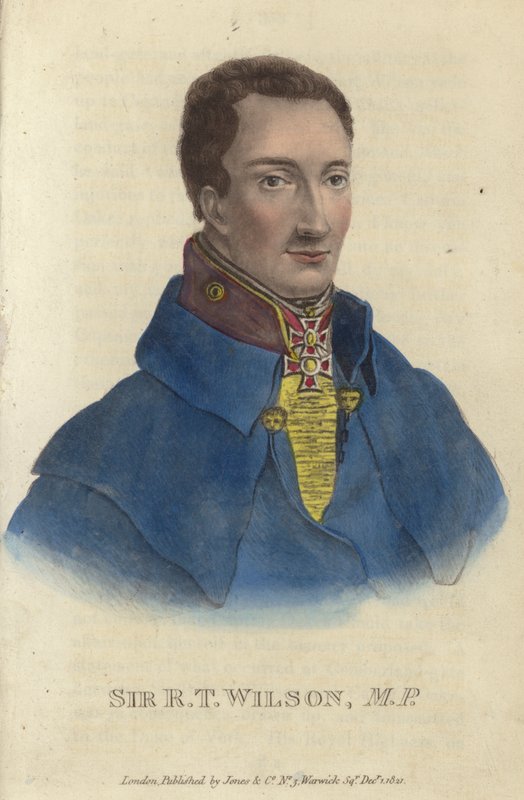 Sir Robert Thomas Wilson brit katona és politikus (színes metszet) alkotó: English School
