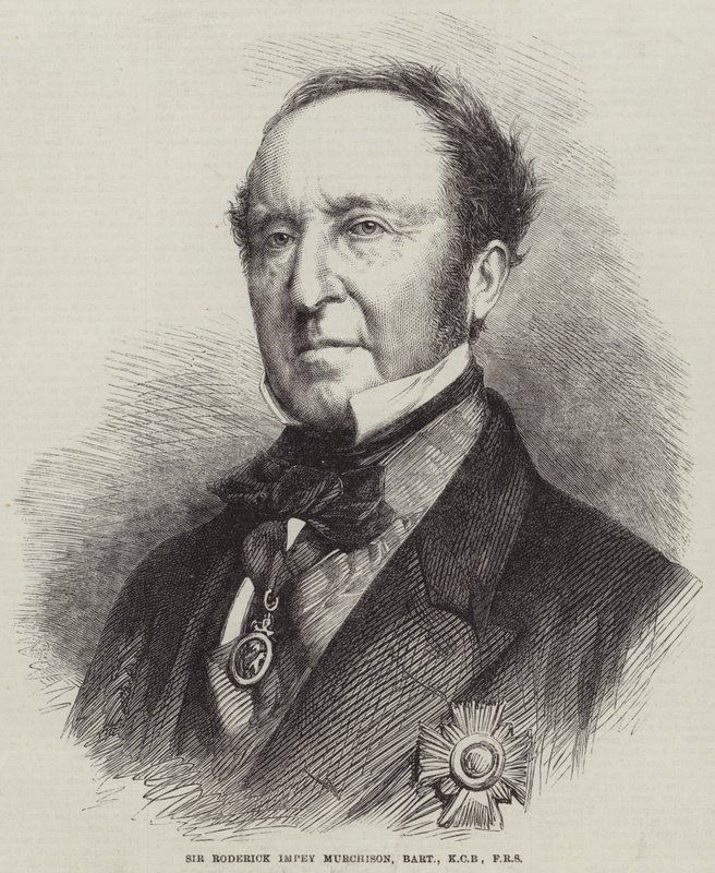 Sir Roderick Impey Murchison, Baronet, KCB, FRS (metszet) alkotó: English School