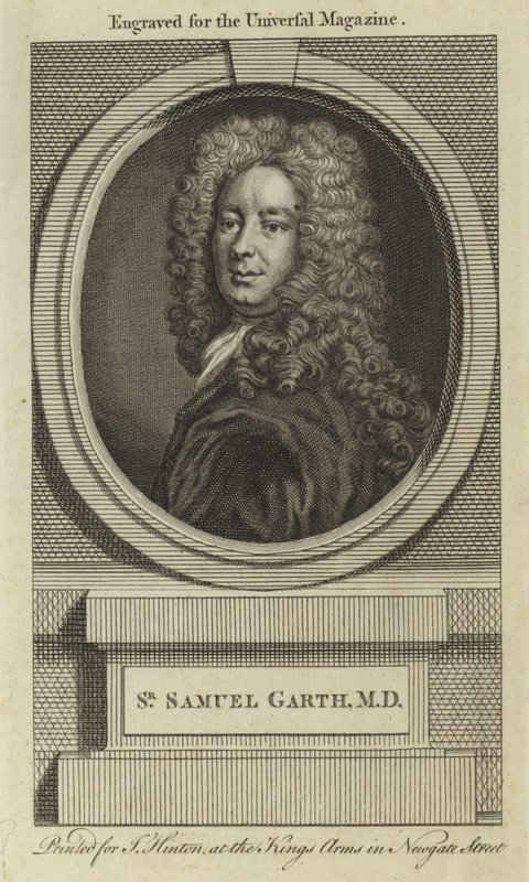 Sir Samuel Garth, M. D alkotó: English School
