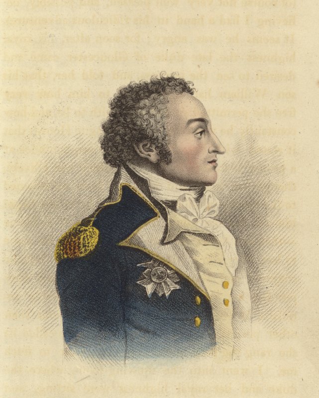 Sir Sidney Smith, brit admirális (színes metszet) alkotó: English School