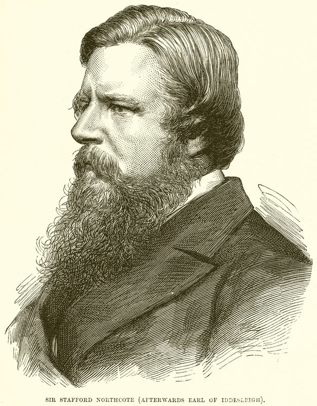 Sir Stafford Northcote (majd Earl of Iddesleigh) alkotó: English School