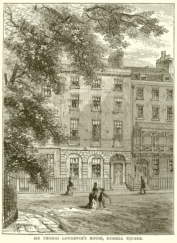 Sir Thomas Lawrence-ház, Russell Square alkotó: English School
