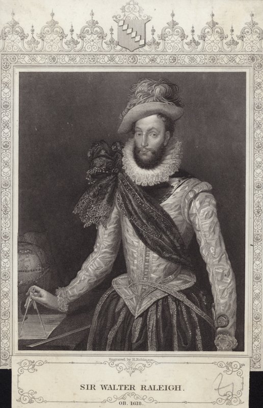 Sir Walter Raleigh alkotó: English School