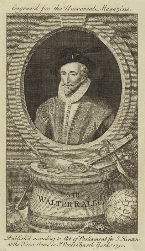 Sir Walter Raleigh alkotó: English School