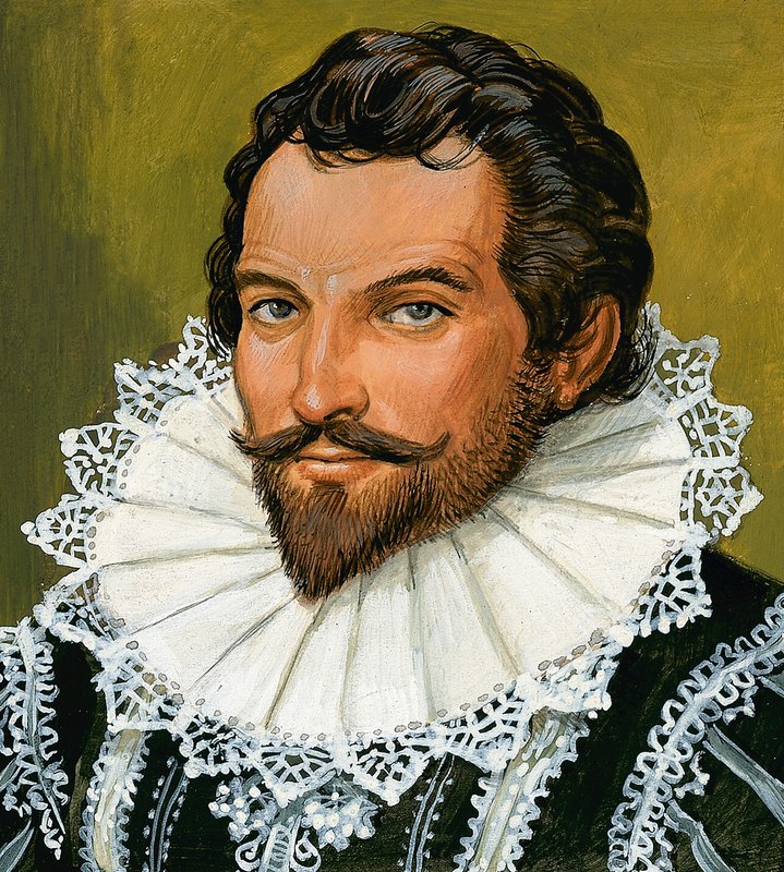 Sir Walter Raleigh alkotó: English School