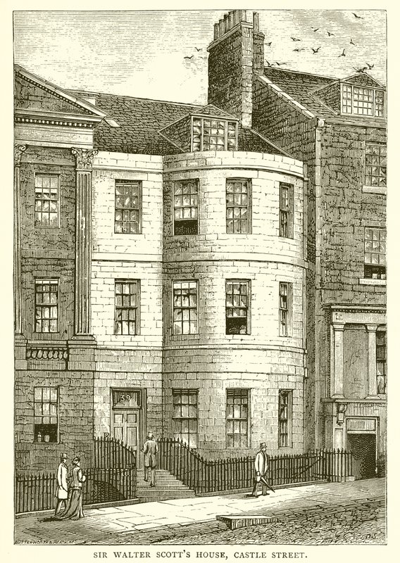 Sir Walter Scotts ház, Castle Street alkotó: English School