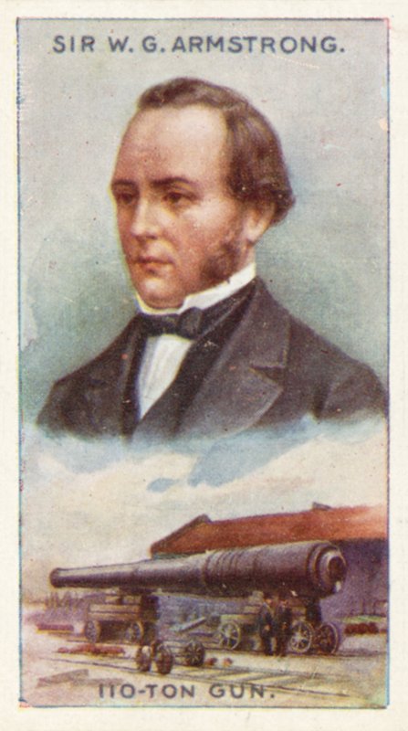 Sir William George Armstrong, 110 tonnás fegyver alkotó: English School