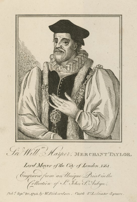 Sir William Harper, Taylor kereskedő, London főpolgármestere alkotó: English School