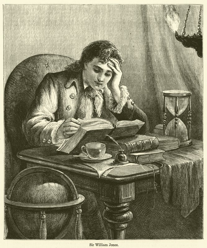 Sir William Jones (metszet) alkotó: English School