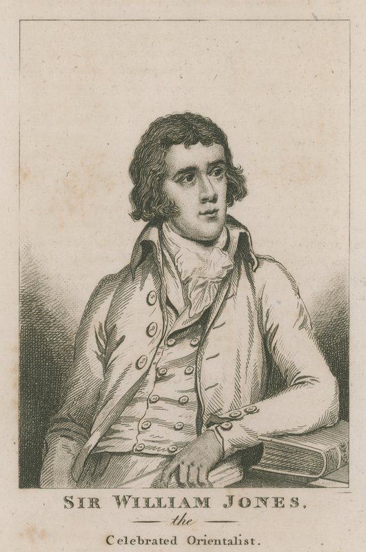 Sir William Jones, az ünnepelt orientalista alkotó: English School