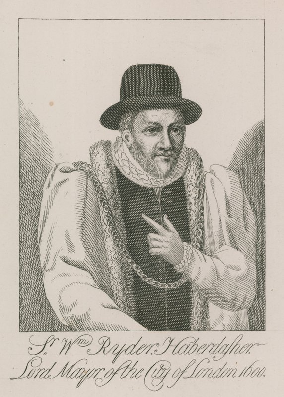 Sir William Ryder, rövidárus, London polgármestere, 1600 alkotó: English School