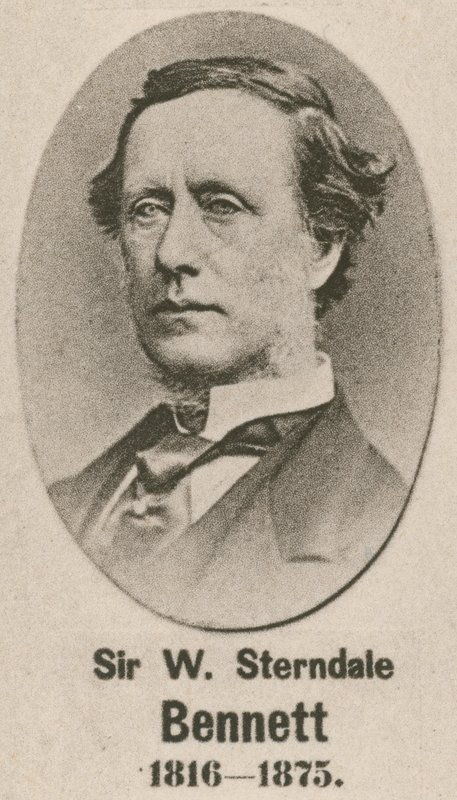 Sir William Sterndale Bennett (mélynyomás) alkotó: English School