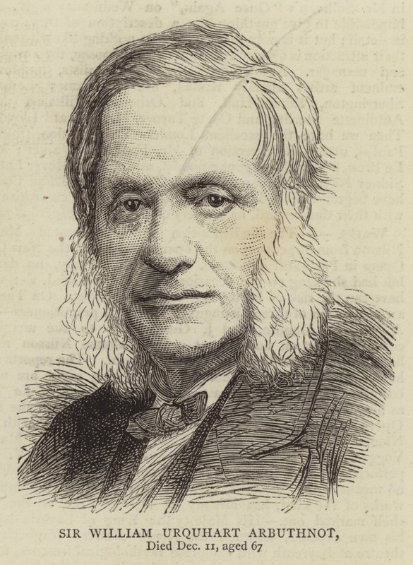 Sir William Urquhart Arbuthnot (metszet) alkotó: English School