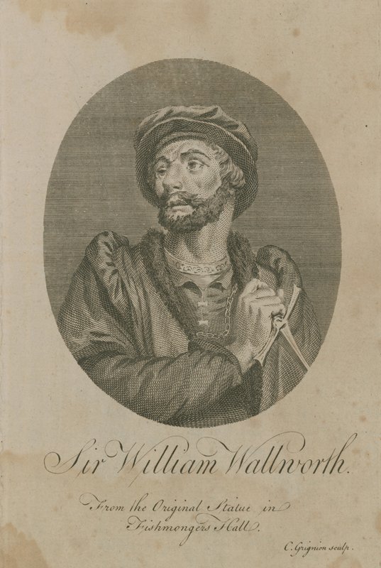 Sir William Wallworth, London főpolgármestere, 1370 alkotó: English School