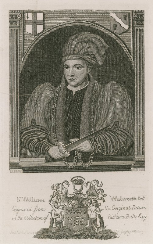 Sir William Walworth, London főpolgármestere, 1370 alkotó: English School