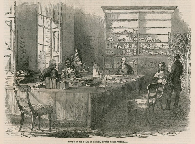 Az Egészségügyi Tanács ülése alkotó: English School