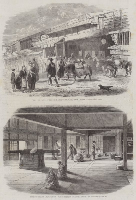 Vázlatok Japánban (metszet) alkotó: English School