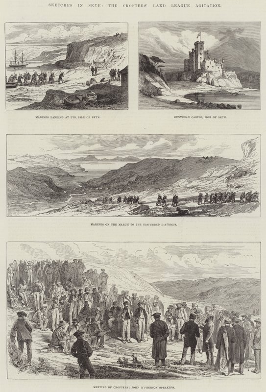Vázlatok Skye-ban, a Crofters