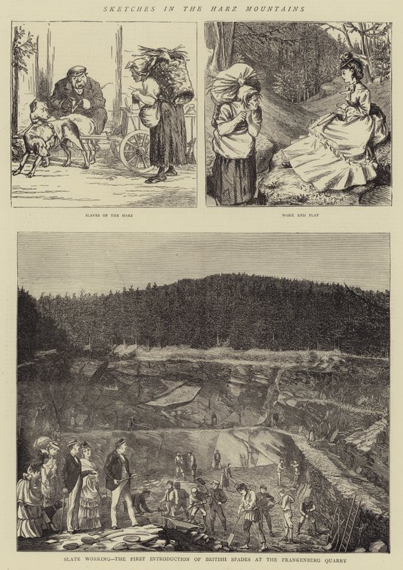 Vázlatok a Harz-hegységben (metszet) alkotó: English School
