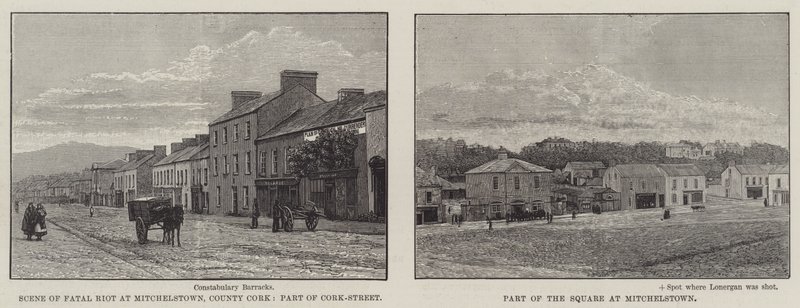 Mitchelstown vázlatai (metszet) alkotó: English School