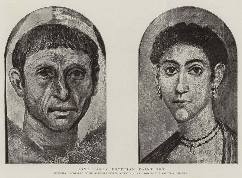 Néhány korai egyiptomi festmény (metszet) alkotó: English School