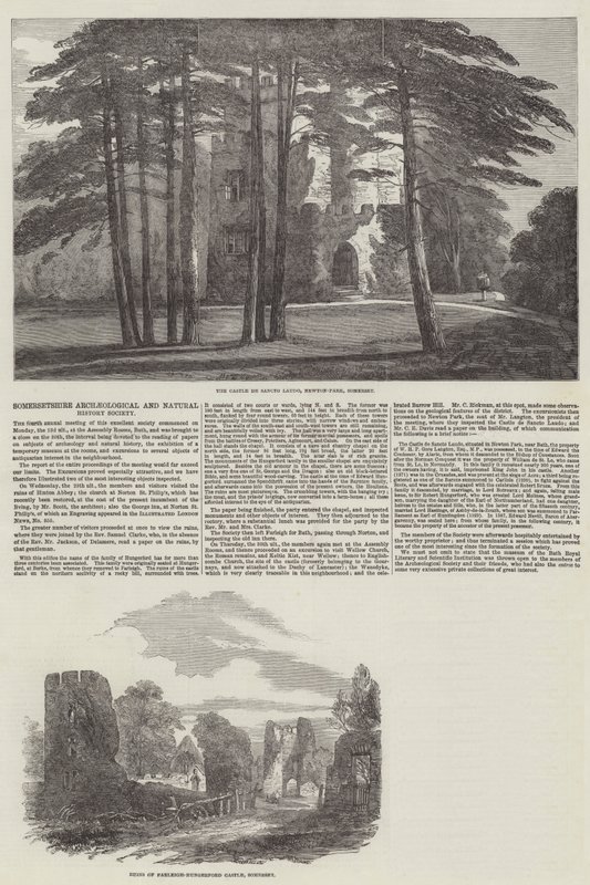 Somersetshire Régészeti és Természettudományi Társaság (metszet) alkotó: English School