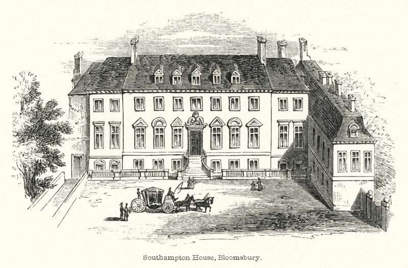 Southampton House, Bloomsbury (metszet) alkotó: English School