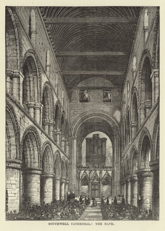 Southwell katedrális, a hajó alkotó: English School