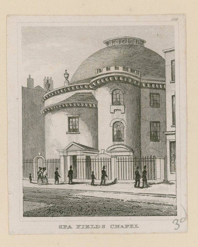 Spa Fields Chapel, Clerkenwell alkotó: English School