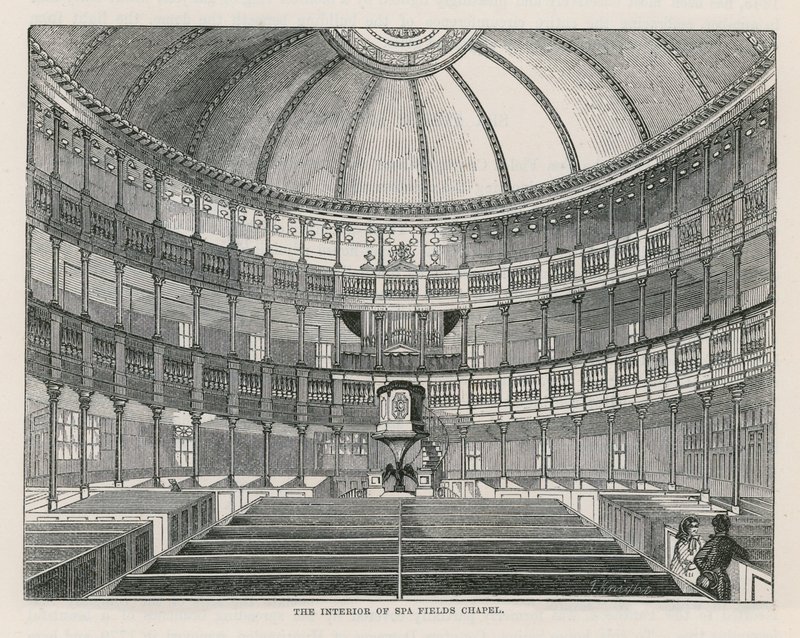Spa Fields Chapel, Clerkenwell alkotó: English School