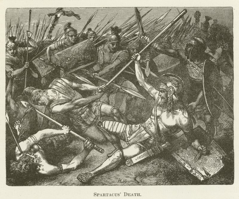 Spartacus halála alkotó: English School
