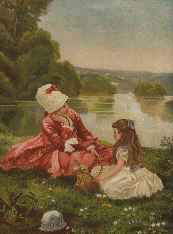Tavaszi örömök (chromolitho) alkotó: English School