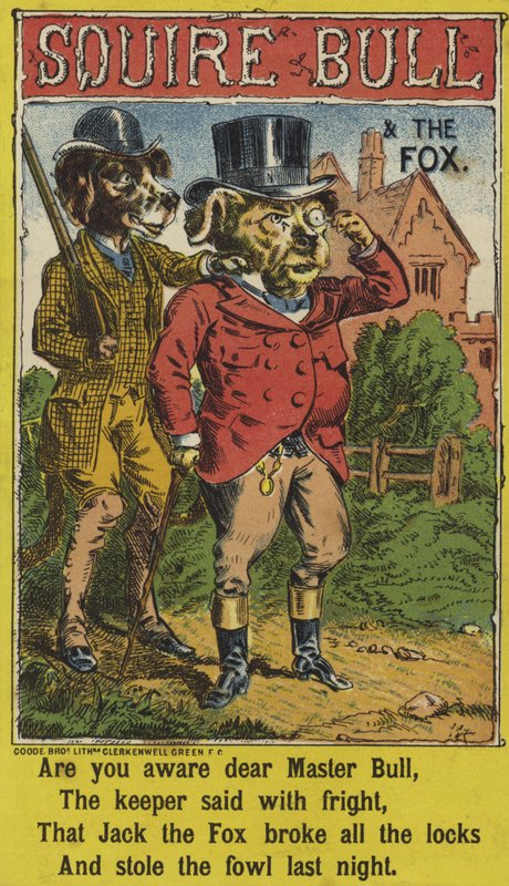 Squire Bull and the Fox alkotó: English School