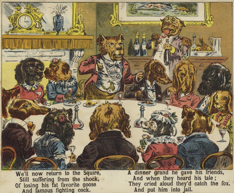 Squire Bull and the Fox alkotó: English School