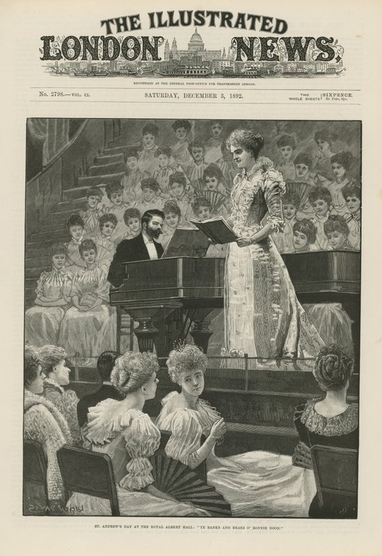Szent András napja a Royal Albert Hallban alkotó: English School