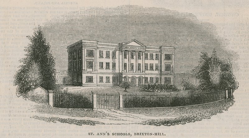 St Anns iskolák Brixton Hillben alkotó: English School