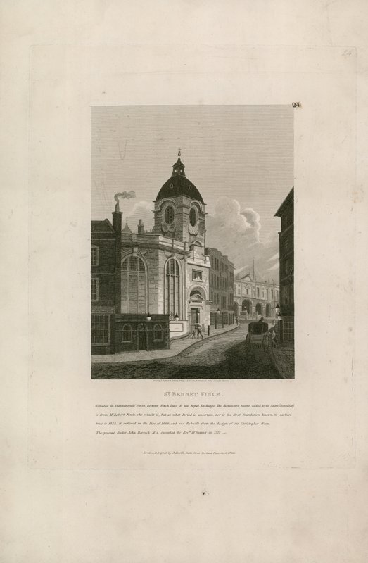 St Bennet Finck, Threadneedle Street, London alkotó: English School