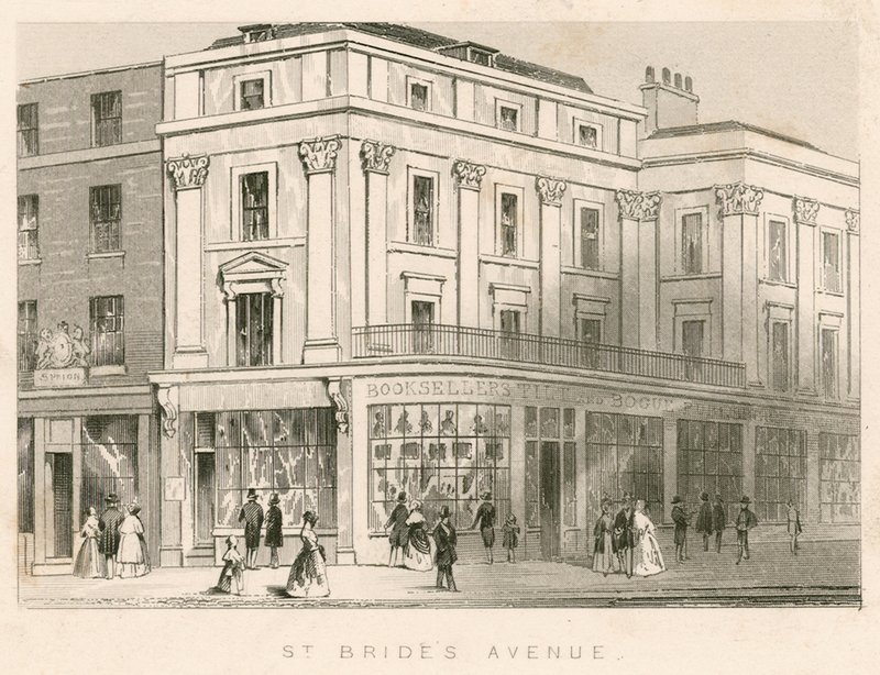 St Brides Avenue, Fleet Street, London alkotó: English School