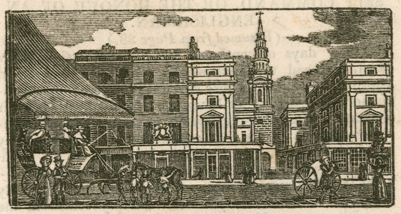 St Brides templom, Fleet Street, London alkotó: English School