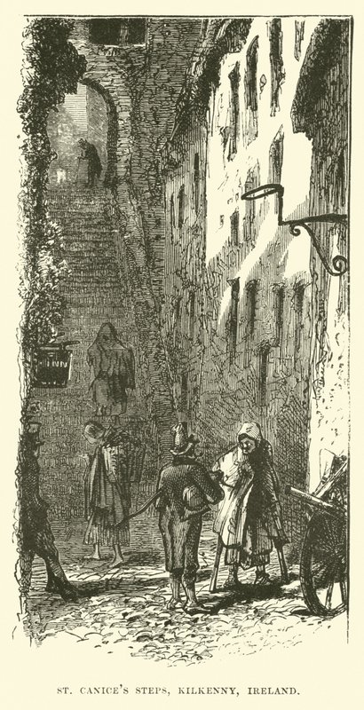 St Canices Steps, Kilkenny, Írország alkotó: English School