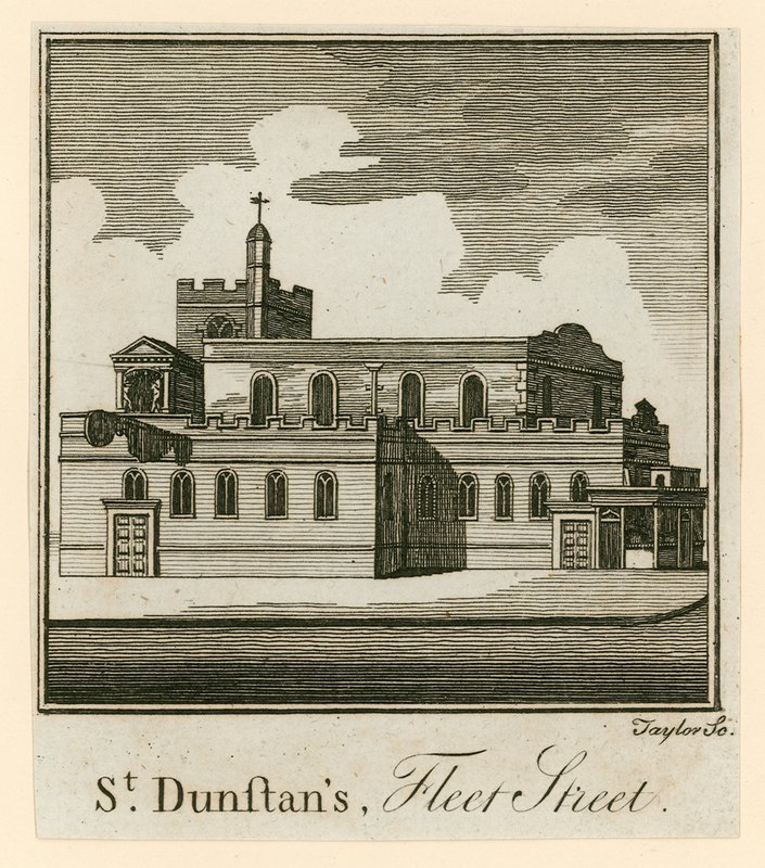 St Dunstans, Fleet Street, London alkotó: English School