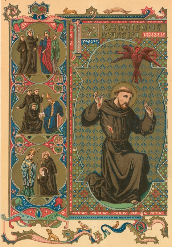 Assisi Szent Ferenc alkotó: English School