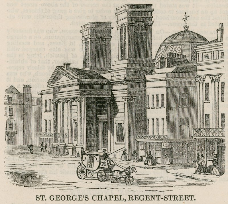 St Georges kápolna, Regent Street, London alkotó: English School