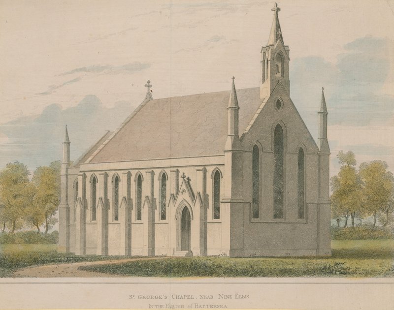 Szent György-kápolna Battersea plébániájában alkotó: English School